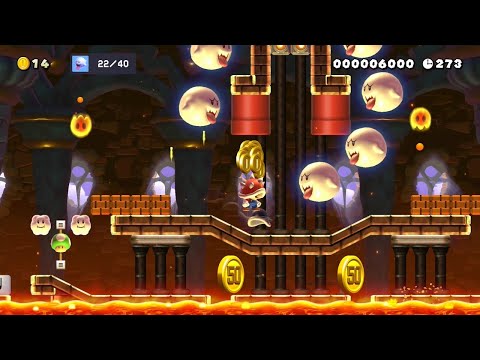 Super Mario Maker 2 - fun automatic buu huu level by unäD - No Commentary