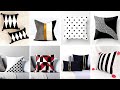 BLACK Color Cushion Covers Designs 2023 Handmade Cushion And Pillow Covers Ideas