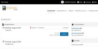 How to check your assignments on VHL