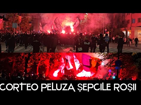 #ULTRAS #CORTEO PELUZA SEPCILE ROSII #ClujDerby | Universitatea Cluj - CFR 1907 Cluj | Cupa Romaniei
