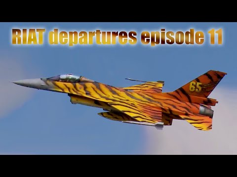 RIAT departures 11 - USAF F-15s - Monday 11th July 2016