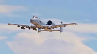 A-10 Thunderbolt II Test Cluster Bombs At NTTR