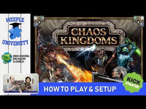 Chaos Kingdoms Board Game – How to Play & Setup, a Kickstarter Preview