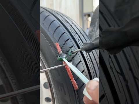 Tubeless kit repair just so easy #tyer #shortvideo #truck #mechanic #repair
