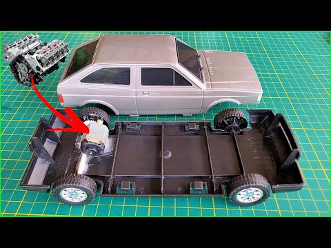 Golzinho de Controle Remoto! Dicas como Adaptar Motor na Miniatura de Gol Quadrado - Projeto GOL RC