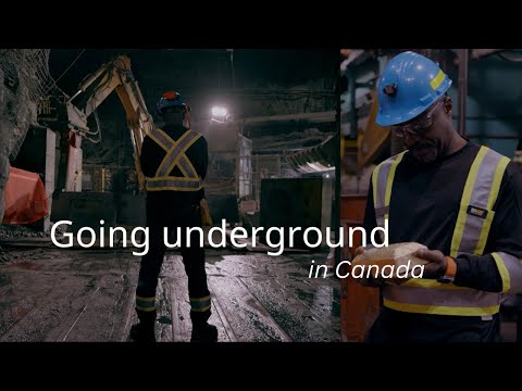 Idris Elba travels 3km underground in Canada | Gold: A Journey
