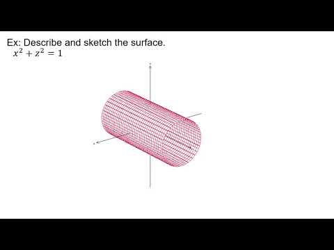 Sec  12 6   Cylinders and Quadric Surfaces