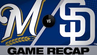 Allen dazzles in 1st career win for Padres | Brewers-Padres Game Highlights 6/18/19