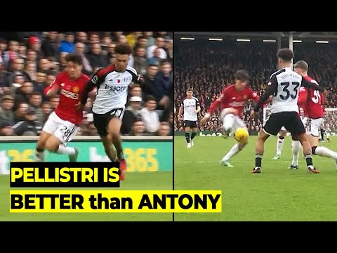 Pellistri plays an IMPORTANT ROLE compared to Antony during vs Fulham game | Manchester United News
