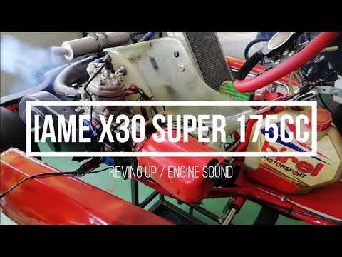 IAME X30 Super 175CC | Reving Up | Engine Sound