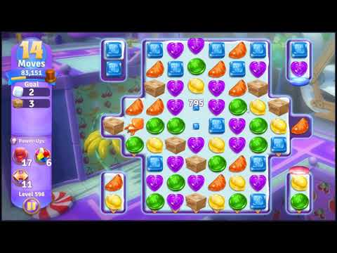 Wonka's World of Candy Level 598 - NO BOOSTERS + FULL STORY 🍫 | SKILLGAMING ✔️