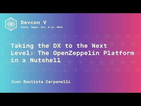 Taking the DX to the next level: The OpenZeppelin Platform in a nutshell preview