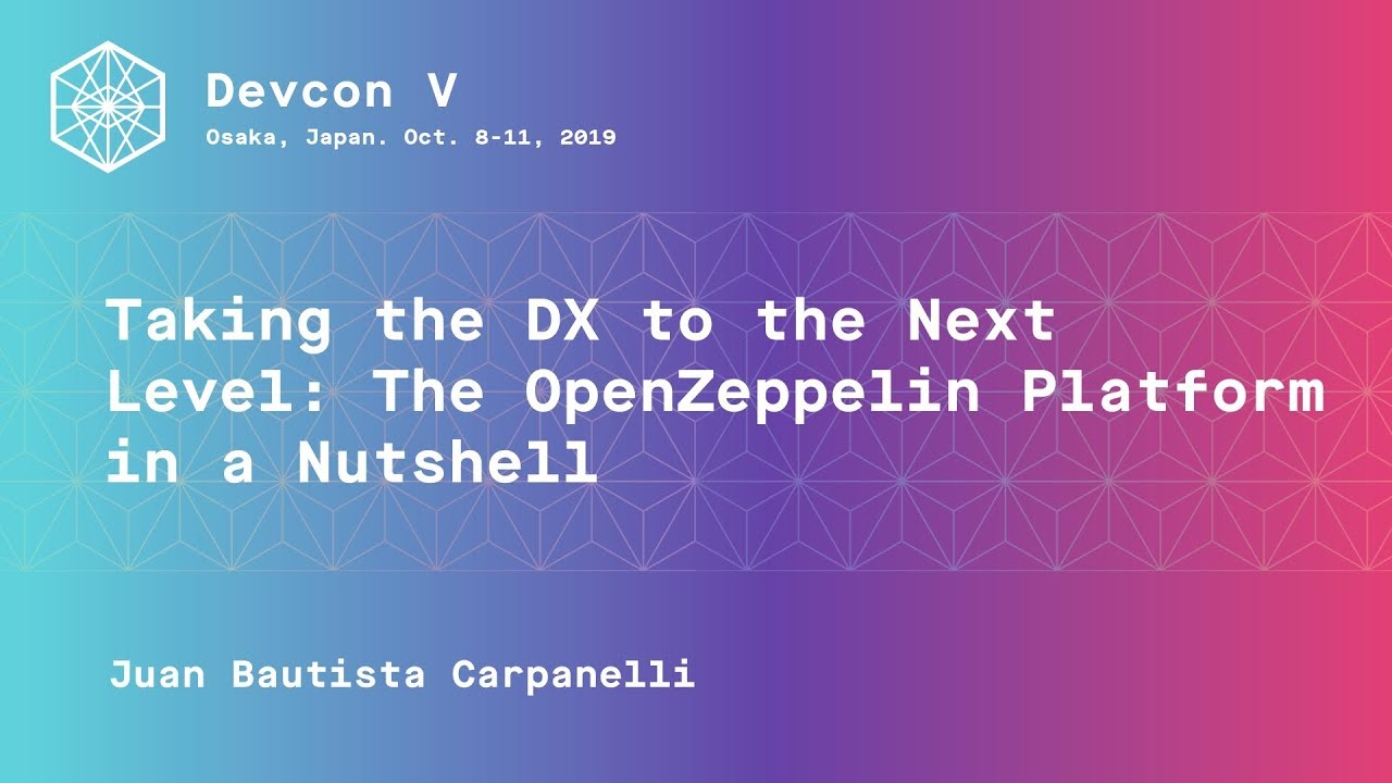 Taking the DX to the next level: The OpenZeppelin Platform in a nutshell preview
