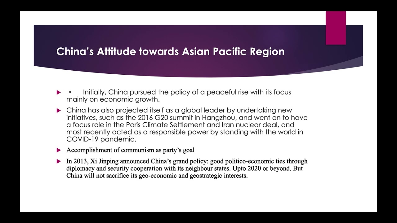 US-China Relations in the Asia-Pacific PPT Slides For Students.           #upsc #css #politics #asia