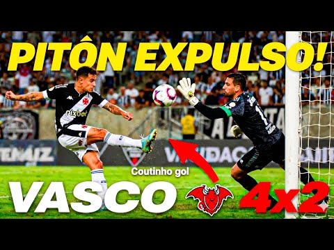 HAT-TRICK de COUTINHO e EXPULSÃO de PITON! 😱 VASCO 4x2 MARICÁ