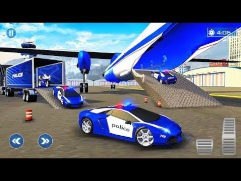 US Police Limo Car Transporter Simulator 2022 - Android Gameplay.