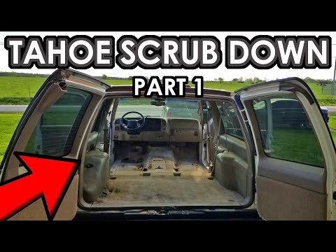 2 Door Tahoe Makeover Part 2 (Interior Cleaning Part 1 of 2)