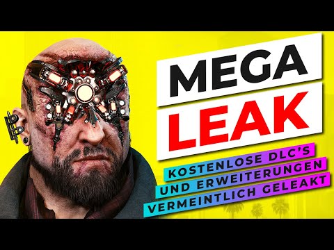 MEGA DLC LEAK in Cyberpunk 2077 - NAMEN der KOSTENLOSEN DLCs angeblich GELEAKT