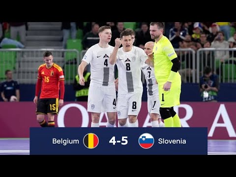 Slovenia 5 - 4 Belgium : UEFA Futsal 2026