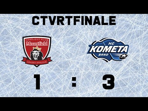 Playoff TELH 2019 | Čtvrtfinále: Mountfield HK - Kometa Brno | Sestřih | 1. Zápas