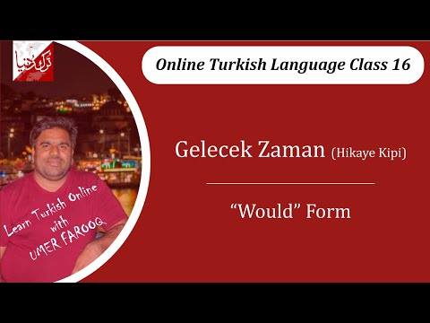 Learn Turkish Language Online - Class 16