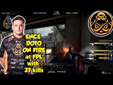 ENCE DOTO ON FIRE at FPL with 37 kills in Overpass