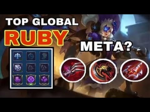 MOBILE LEGENDS RUBY BEST ITEM BUILD 2021 META | UNLI LIFESTEAL | TOP GLOBAL RUBY |