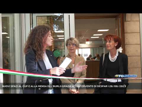 NUOVI SPAZI AL CUP E ALLA MENSA DEL BURLO GRAZIE ALL'INTERVENTO DI DESPAR | 29/09/2023