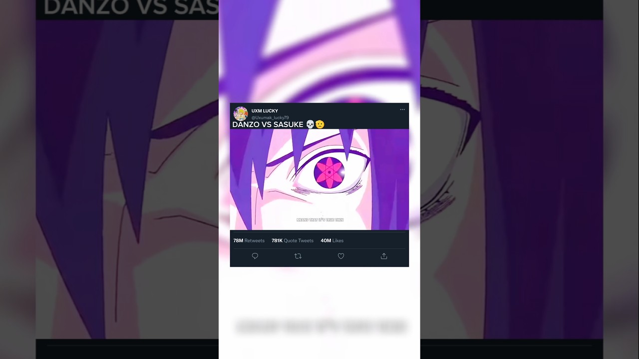 DANZO VS SASUKE 💀🫡 LOVE OF BROTHERS 💕