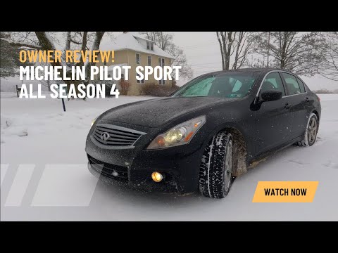 Michelin Pilot Sport All Season 4 | Winter Test | 2011 Infiniti G37xS
