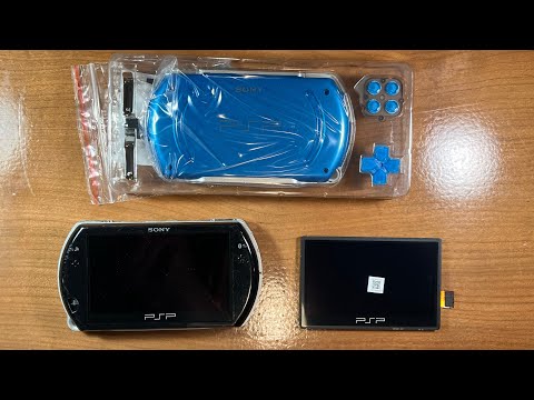 PSP Go - How to Install a New Blue Shell and Screen