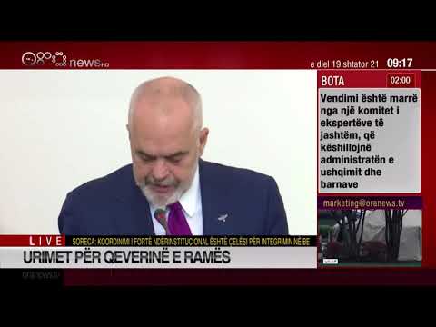 Edicioni informativ - 19 Shtator 2021 - Ora 09:00 - Ora News