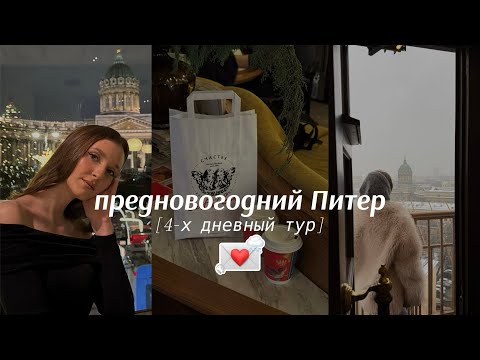 предновогодний влог из Санкт-Петербурга 