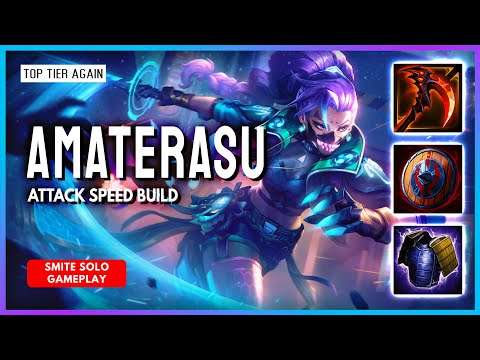 THESE ITEM BUFFS MADE AMA A TOP TIER PICK! - Amaterasu Solo SMITE Conquest Gameplay
