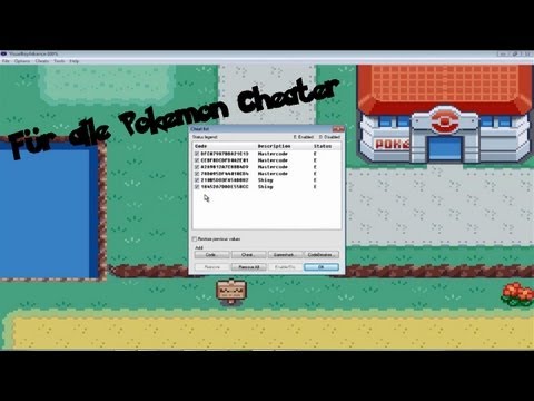 Tutorial: Pokemon Emulator Feuerrot Cheats (VBA) [DEUTSCH/HD]