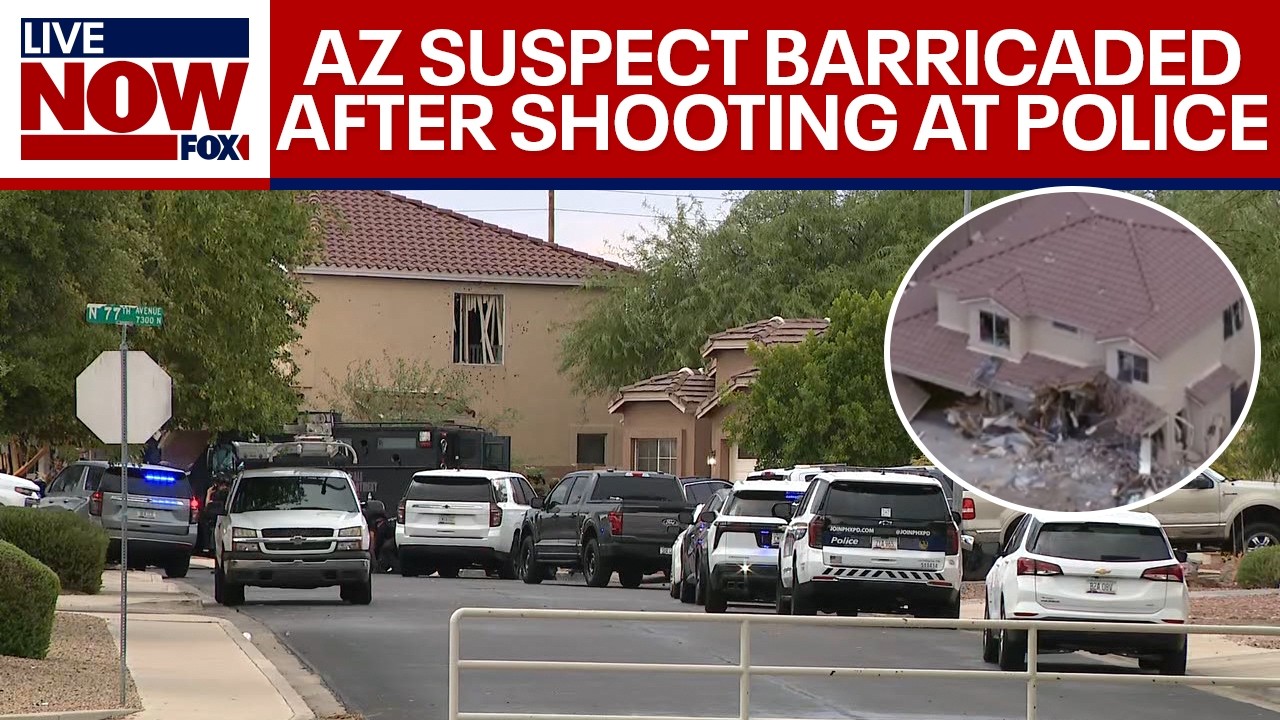 BREAKING: Suspect barricaded after shooting at police in Arizona