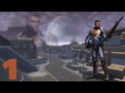 Star Wars: The Old Republic - No Commentary - Republic Trooper Lightside Walkthrough - Part 1