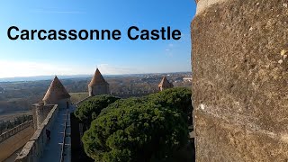 Download lagu Carcassonne Castle in Winter January 2020 mp3