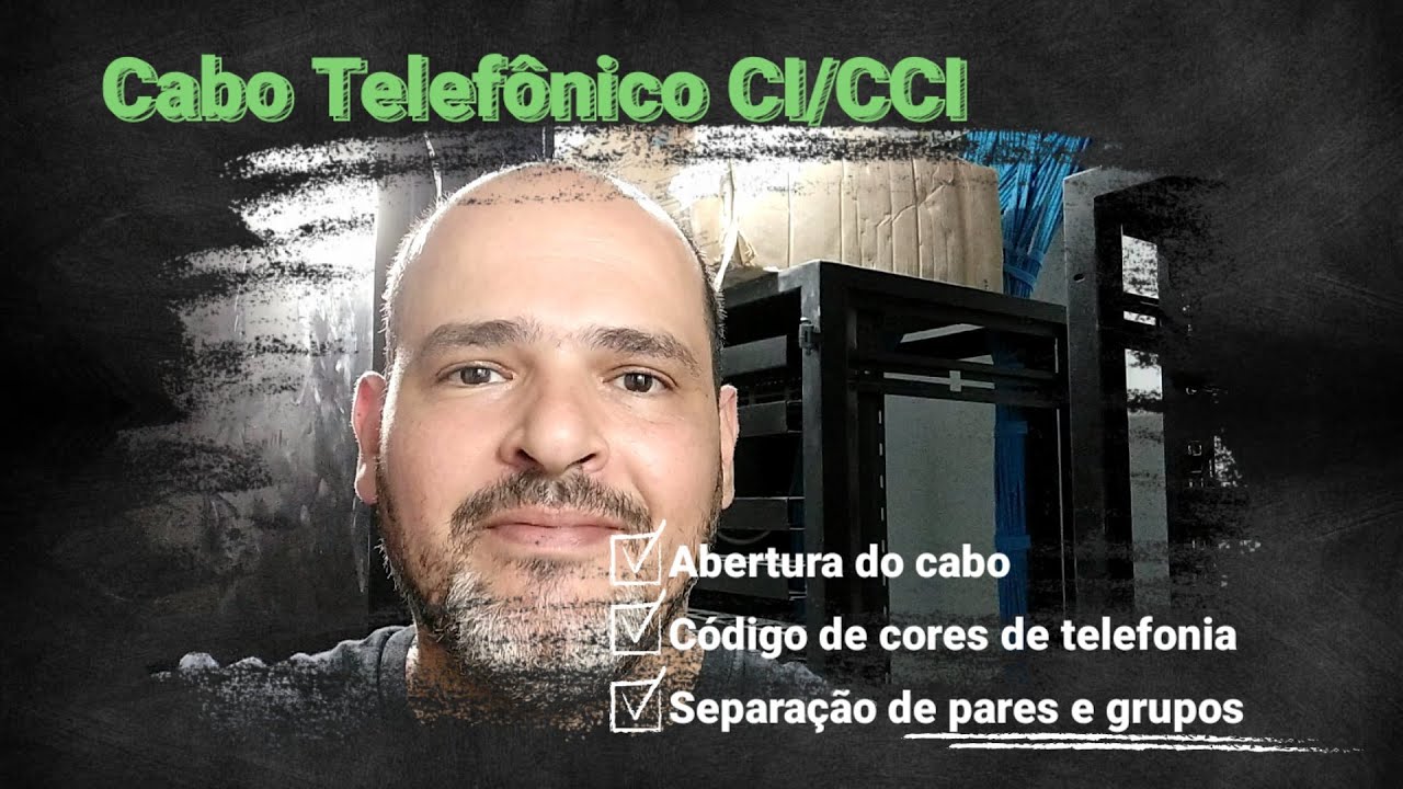 Watch Now TI - AULA 1/5 - Como abrir e separar cabo telefônico usando o código de cores!!! TI - AULA 1/5 - Como abrir e separar cabo telefônico usando o código de cores!!!
