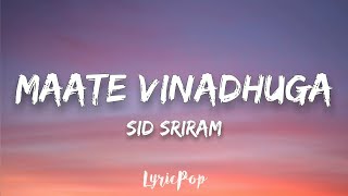Maate Vinadhuga | Taxiwaala | Sid Sriram | Vijay Deverakonda, Priyanka | Lyrical Video | By LyricPop