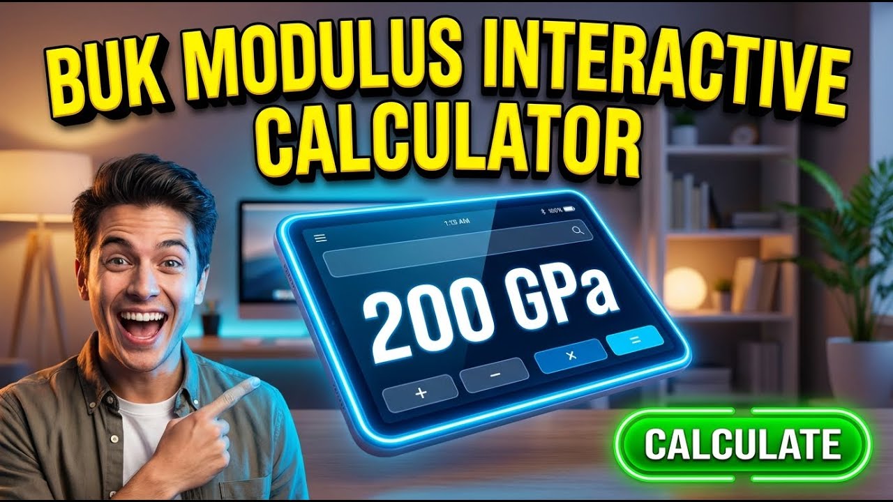 Bulk Modulus Interactive Calculator