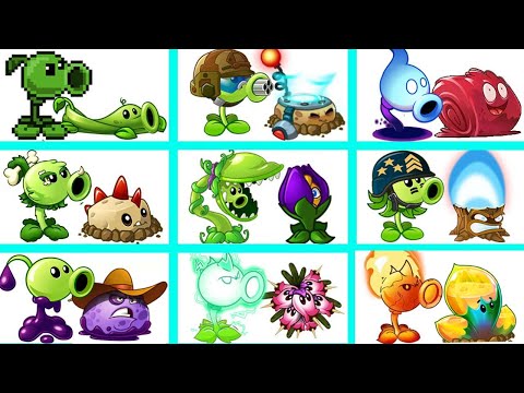 16 Pair PEA & Support Plant Battlez - Who Will Win? - PvZ 2 Team Plant vs Team Plant
