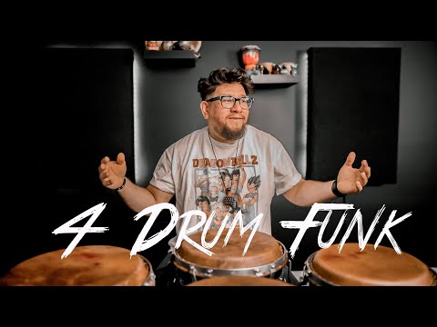 How To Do A 4 Drum Funk Groove Fill on Congas