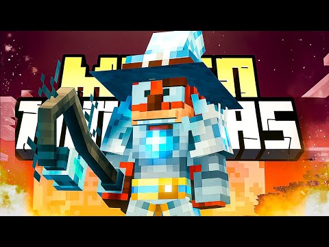 I survived 100 days as a Wizard in a Fantasy world in Minecraft
