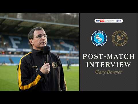 Post-Match | Gary Bowyer after Wycombe Wanderers
