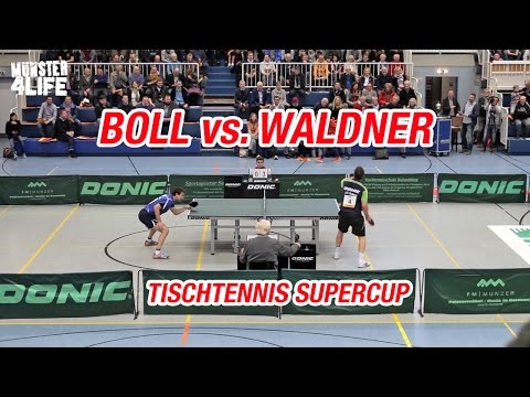 Timo Boll vs Jan-Ove Waldner - Tischtennis Supercup 2016 Münster