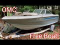 Boat#4 1984 Sea Sprite Sandpiper OMC, FREE BOAT!
