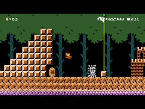 Stoneterror Forest (Super Mario Maker 2)