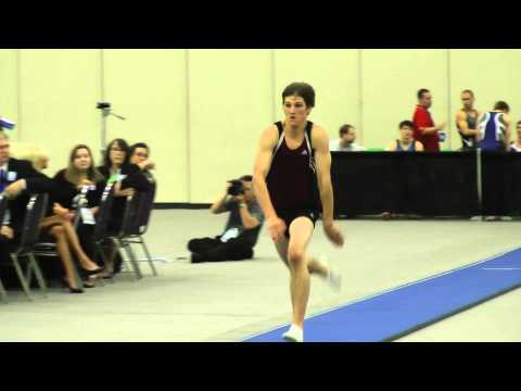 Jerrett Jensen - Double Mini Finals Pass 2 - 2014 USA Gymnastics Championships