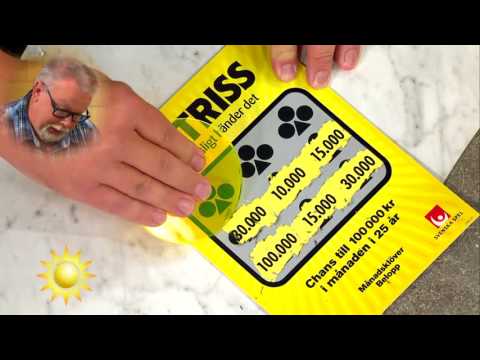 Owe Johansson från Alingsås skrapar Triss - Nyhetsmorgon (TV4)